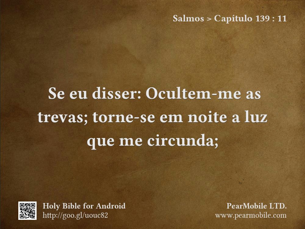Salmos, Capítulo 139:11